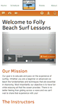 Mobile Screenshot of follybeachsurflessons.com